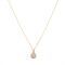 August Woods Gold Crystal Halo Circle Necklace - 41cm