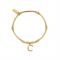 ChloBo Gold Iconic C Initial Bracelet - Gold