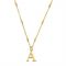 ChloBo Gold Iconic A Initial Necklace - Gold
