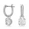 Swarovski Constella Silver Huggie Hoop Earrings