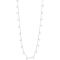 Pilgrim Silver Maja Crystal Drop Necklace - Silver