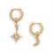 Olivia Burton Gold Celestial Huggie Hoop Earrings - Gold