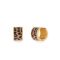 Kate Spade New York Gold Leopard Print Huggie Hoop Earrings - Gold
