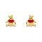 Disney Winnie The Pooh Earrings - Gold