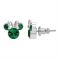 Disney Minnie Mouse May Birthstone Earrings - Silver
