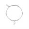 ChloBo Silver Iconic F Initial Bracelet - Silver
