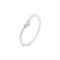 Argento Silver Crystal Wish Bone Ring - Ring Size 60 Silver
