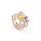 Nomination Colour Wave Crystal Ring Size 54