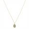 Over & Over Gold & Sage Green Pendant Necklace - 40cm