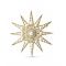 Bill Skinner Pearl Star Brooch - Gold