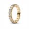 Pandora Gold Sparkling Row Eternity Ring - 54