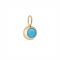 Over & Over Gold December Birthstone Charm - Gold