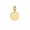 Rebecca Gold Letter K Charm - Gold