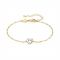 Nomination Sweetrock Gold Heart Bracelet - 16cm