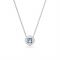 Swarovski Angelic Blue Square Necklace - 43cm