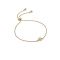 Ted Baker Gold Crystal Pull Chain Bracelet - 20cm
