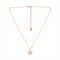 August Woods Gold Floral Crystal Necklace - 43cm