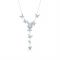 Swarovski Lilia Y Blue Butterfly Necklace - Silver