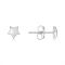 Argento Kids Silver Star Earrings - Silver