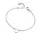 Little Star Anna Silver Heart Bracelet - 12cm