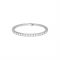 Swarovski Matrix Silver Round Tennis Bracelet - 16.5cm