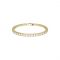 Swarovski Matrix Gold Round Tennis Bracelet - 16.5cm
