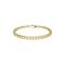 Swarovski Matrix Gold + Yellow Round Tennis Bracelet - 16.5cm