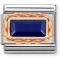 Nomination Blue Lapis Baguette Stone Charm