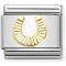 Nomination Gold Horseshoe Charm