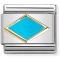 Nomination Turquoise Rhombus Charm