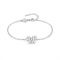 Nomination Ray Of Light Silver Butterfly Bracelet - 16cm