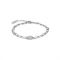 Olivia Burton Classic Illusion Silver Stacking Bracelet - 18cm