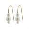 Pilgrim Gold Elberta Trio Pearl Earrings - Gold