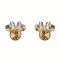 Disney Silver Minnie Mouse Birthstone Earrings - June