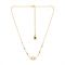 August Woods Gold Beaded Pearl Necklace - 41cm