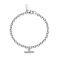 ChloBo Silver Balanced Aura T-bar Bracelet - 19cm