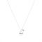 Karma Silver Girlfriend Heart Necklace - 40cm