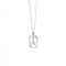 PDPAOLA Silver Mini Letter Necklace - Letter A