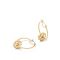 Kate Spade New York Gold Mother Of Pearl Flower Hoop Earrings - Gold