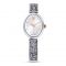Swarovski Crystal Rock White and Stainless Steel Oval Watch