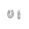 Swarovski Dextera White Cystal Hoop Earrings