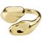 Pilgrim Gold Plated Chantal Pebbles Recycled Ring - Gold