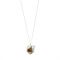 Pilgrim Silver Rhythm Tigers Eye Recycled Necklace - Silver