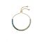 Ted Baker Melrah Green Crystal Slider Bracelet - Gold