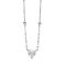 August Woods Silver CZ Heart Necklace - Silver