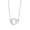 August Woods Silver Entwined Circle Necklace - Silver