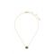 Kate Spade New York Gold Green + Blue Horizontal Oval Halo Necklace - Gold