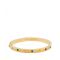 Kate Spade New York Gold Set in Stone Multicoloured Hinged Bangle - 6cm