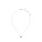 Kate Spade New York Silver Horizontal Oval Halo Necklace - Silver