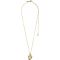 Pilgrim Gold Plated Flow Molten Recycled Necklace - Gold
